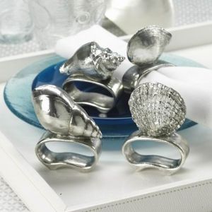 Zodax Set Of 4 Napkin Ring Holders